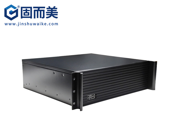 固而美金屬機箱定制|3u工控服務(wù)器機箱|陽極氧化拉絲鋁面板機箱加工設(shè)計