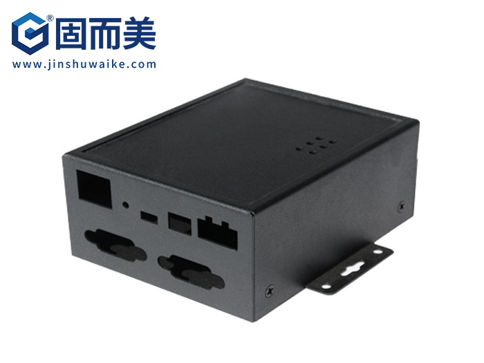 雙串口服務器外殼|網(wǎng)絡模塊外殼|通訊器鈑金外殼|鍍鋅鋼板外殼定制加工|固而美金屬鈑金加工